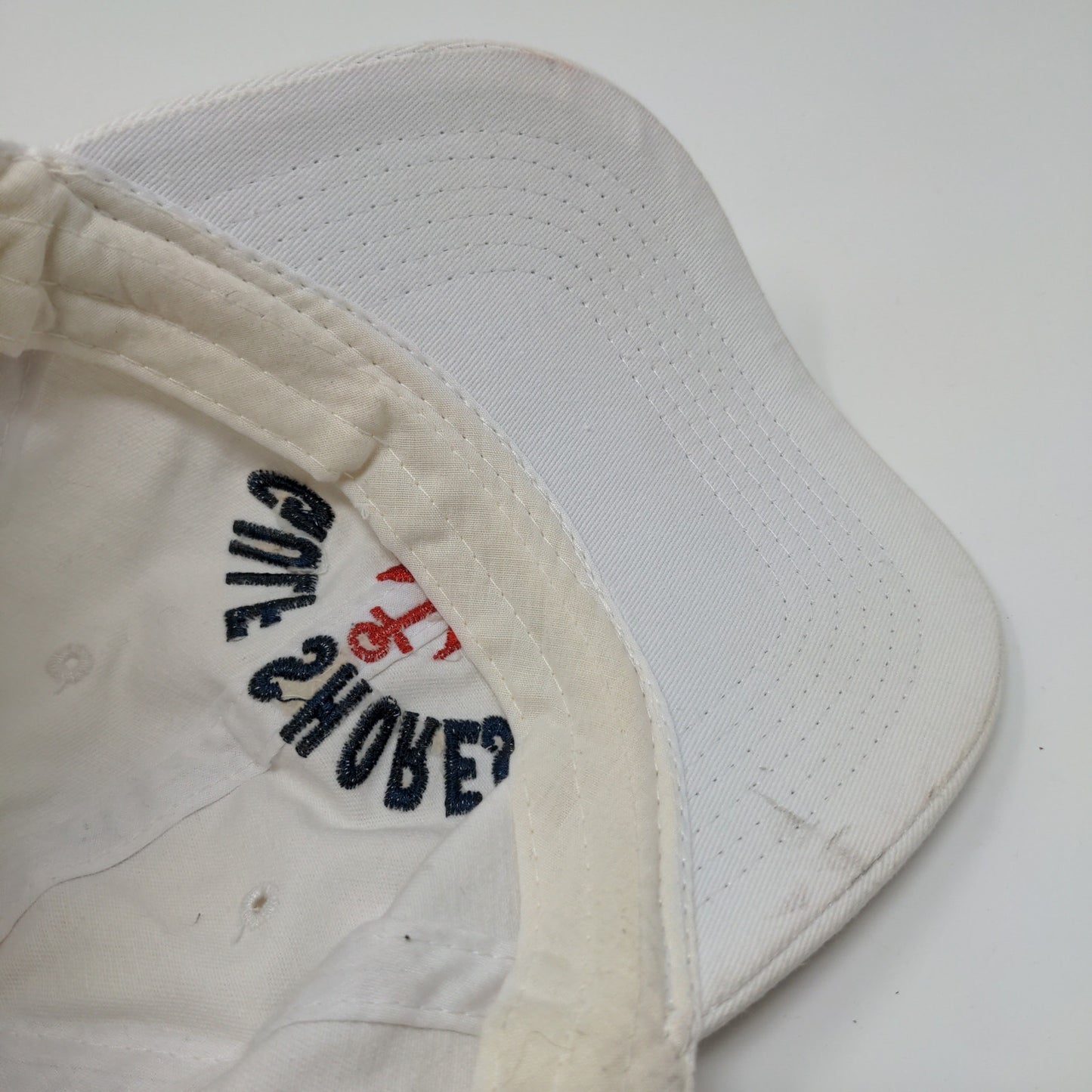 Surf Style Gulf Shores Alabama Strapback Hat White/Cream OSFM Embroidered