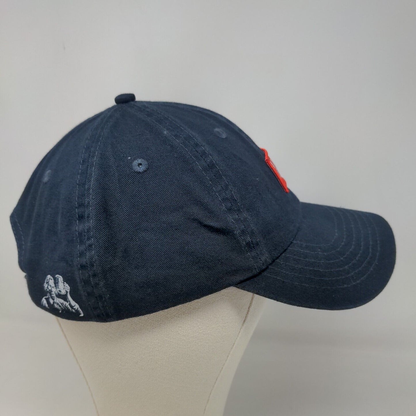 Samuel Adams Men's Slideback Hat Blue Adjustable 100% Cotton Beer Embroidered