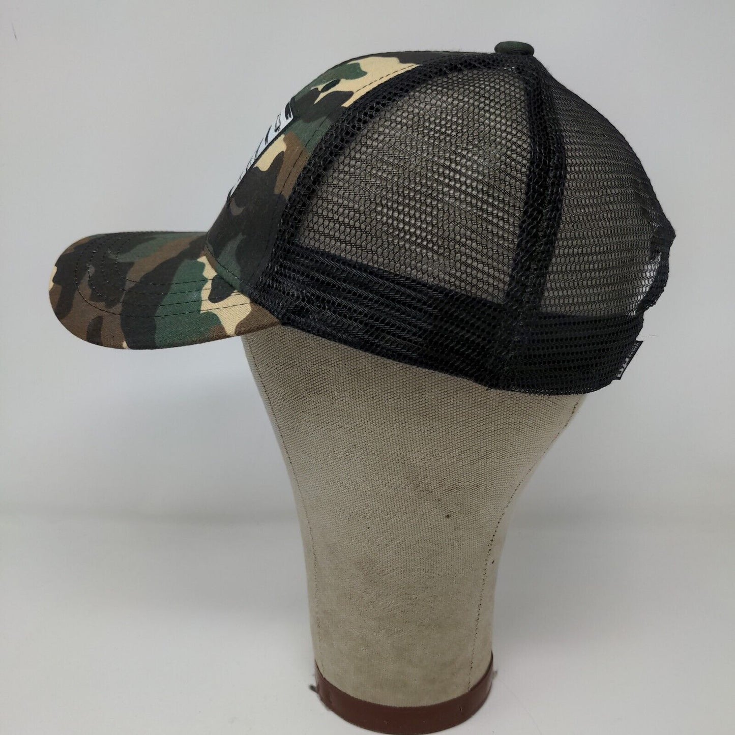 Diesel Power Mens Snapback Camo Patriotic Hat Black Meshback Patch Flag Logo