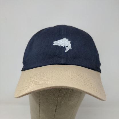 Columbia PFG Men's Slideback Hat Blue Tan OS Embroidered Fish Logo