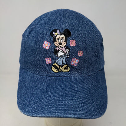 Walt Disney World Kids Girl's Stretchy Hat Blue Size Youth Minnie Mouse Logo