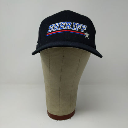 Flexfit 9/11 Memorial Sheriff Hat Patriotic American Flag Black Embroidered