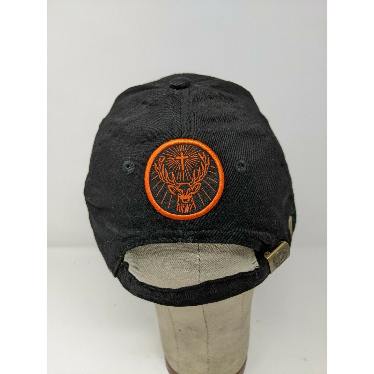 Jagermeister Slideback Hat Cap 3D Embroidered Spell Out Front & Embroidered Logo