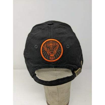 Jagermeister Slideback Hat Cap 3D Embroidered Spell Out Front & Embroidered Logo