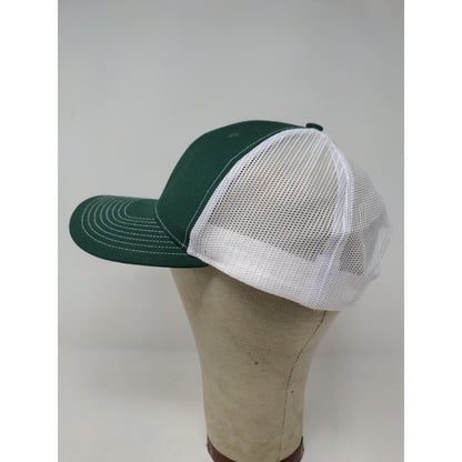 Richardson Style 112 Mesh Back Snapback Trucker Hat Green & White