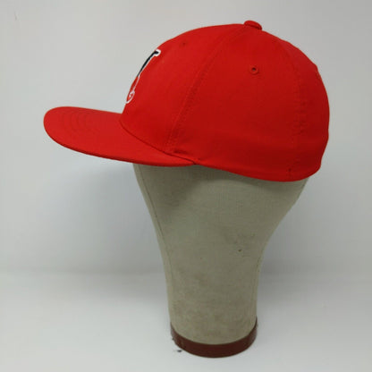 Youth Augusta Sportswear Embroidered Logo Red Flexfit Fitted Hat Cap