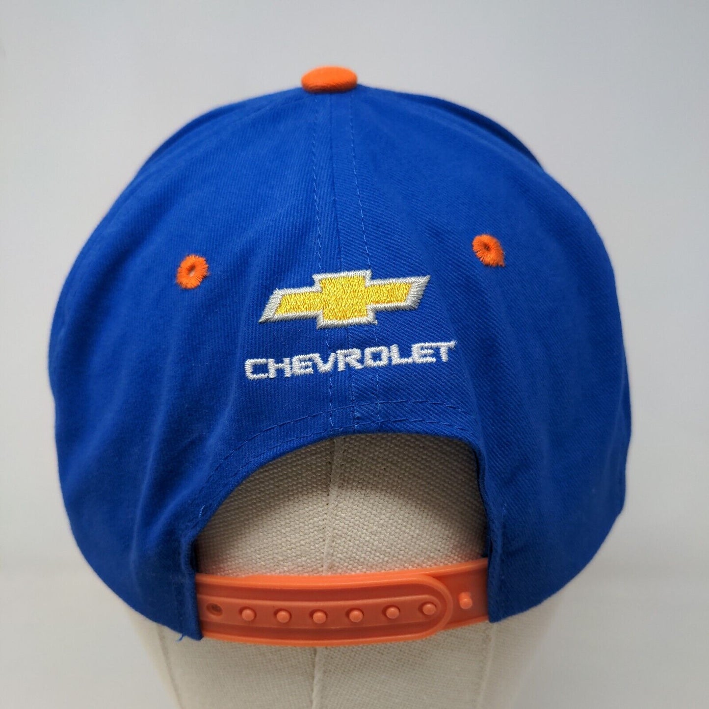 New York Mets Men's Snapback Hat Blue Adjustable Embroidered Chevrolet Logo