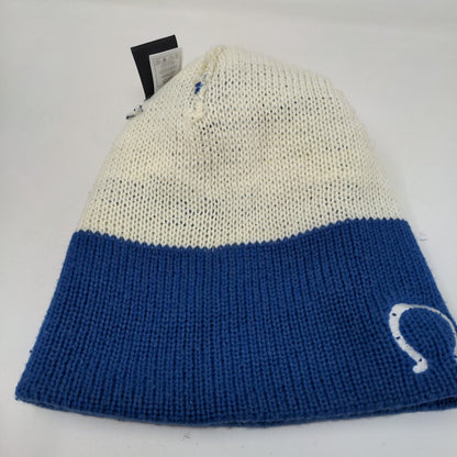 Reebok NFL Team Apparel Knit Beanie Hat Indianapolis Colts Blue Cream OSFA