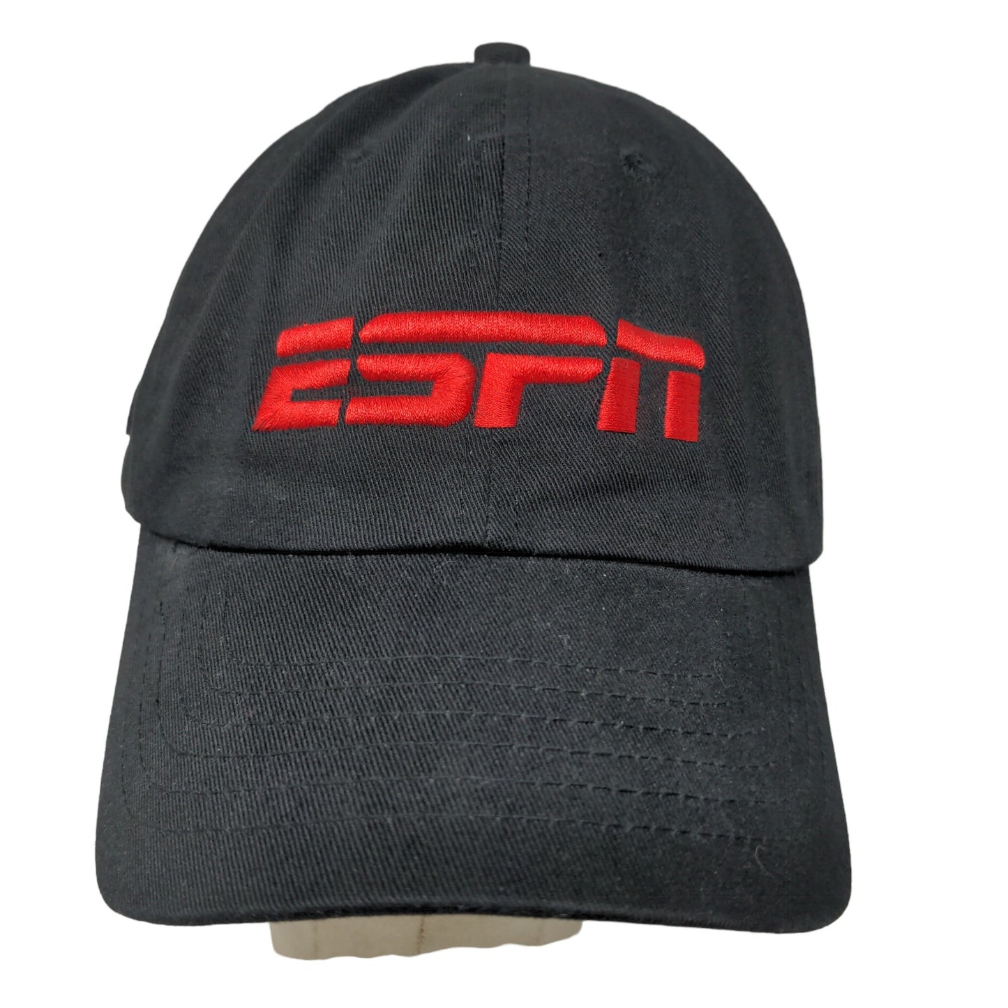 ESPN Men's Slideback Hat Embroidered Logo Sports 100% Cotton