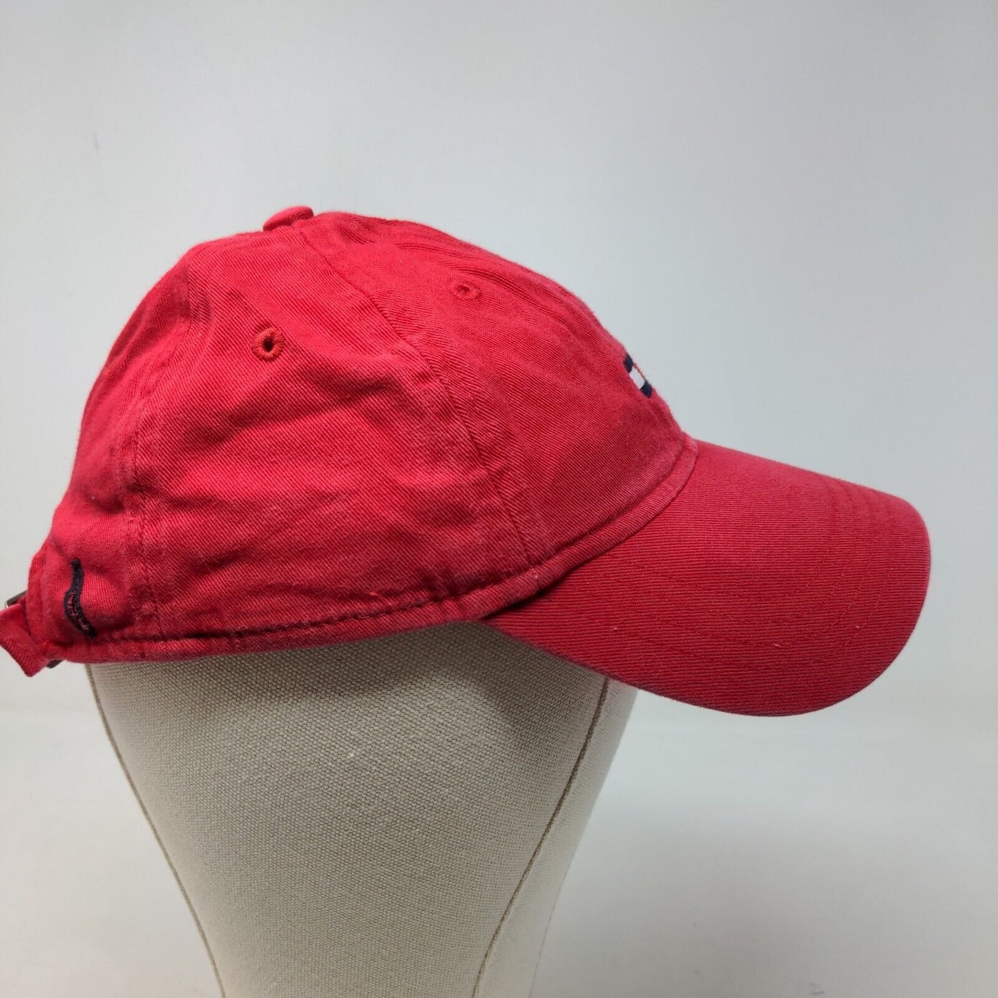 Tommy Hilfiger Men's Slideback Hat Red Size OS Embroidered Logo