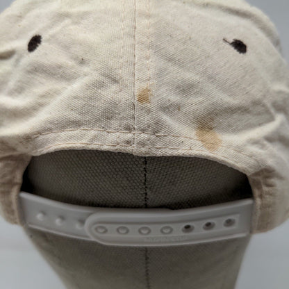 Nissin Men's Bay View Golf Snapback Hat Tan Brown OSFM Distressed
