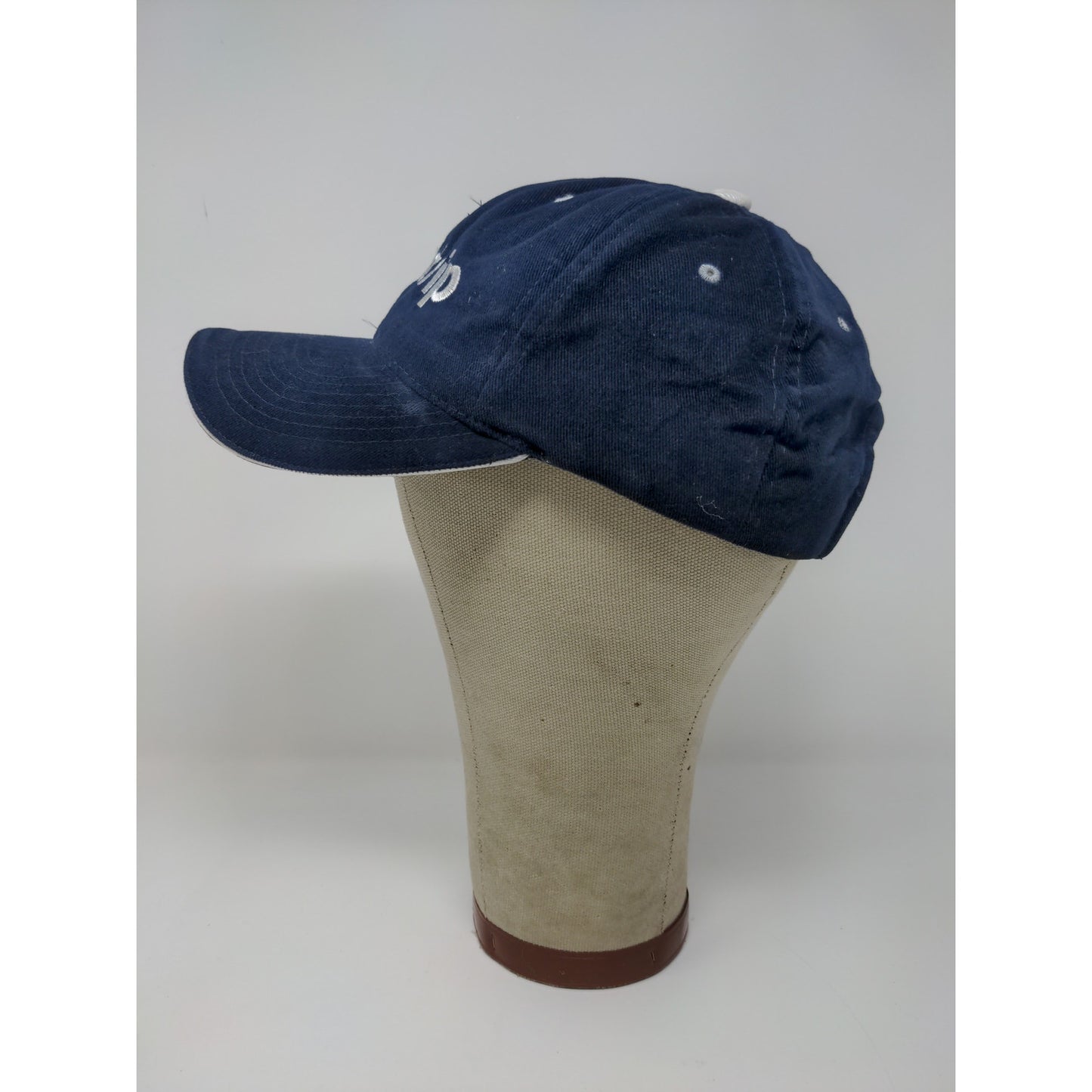 Castrip Steel Strapback Hat Blue Embroidered Logo OSFA 100% Cotton