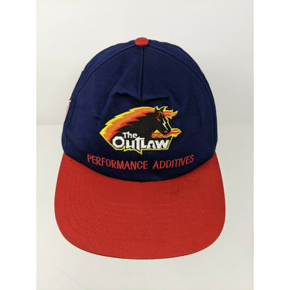 The Outlaw Performance Additives Hat Snapback Adjustable Blue & Red