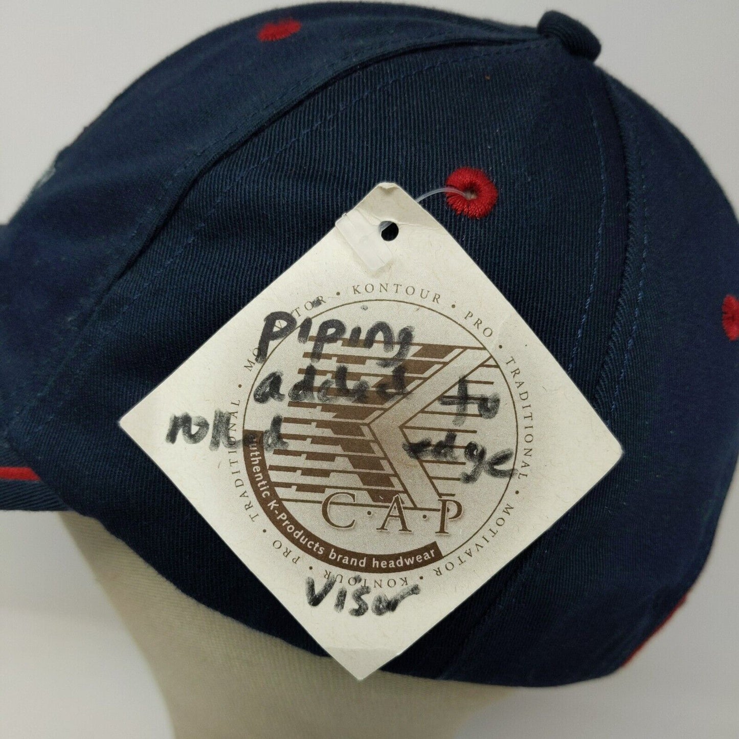 Vintage Sample American Identity Embroidered Hat Made in USA W/Tags