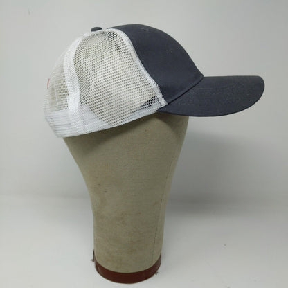 Camp Chef Mesh Snapback Cap Adjustable Hat Gray White Embroidered Logo OSFA