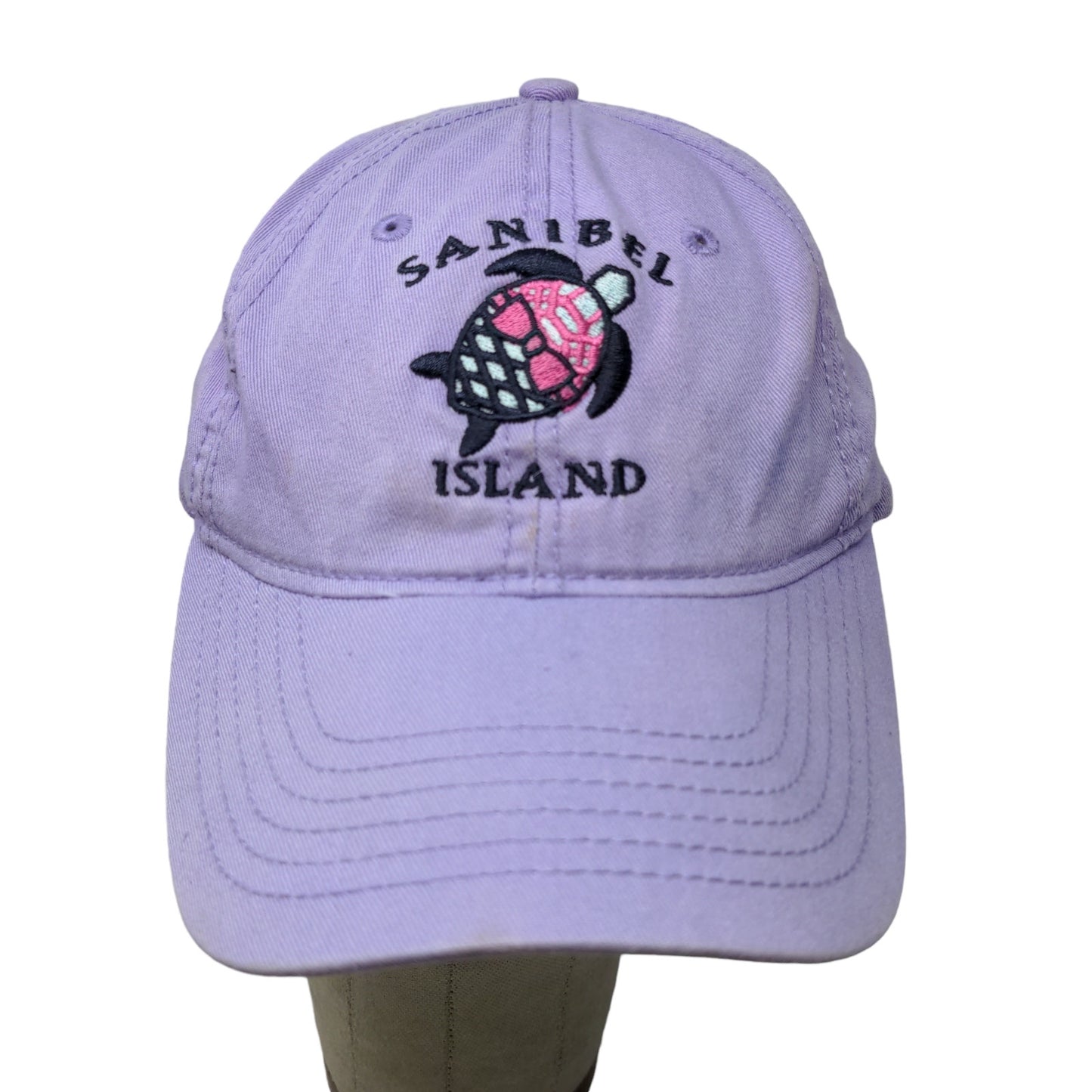 Blue 84 Women's Slideback Hat Purple Sanibel Island Embroidered Logo