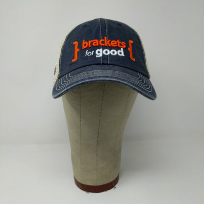 Brackets for Good Hat Cap Distressed Snapback Mesh LIDS Embroidered One Size