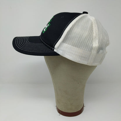 Port Authority Snapback Meshback Hat Embroidered ZLL Black White