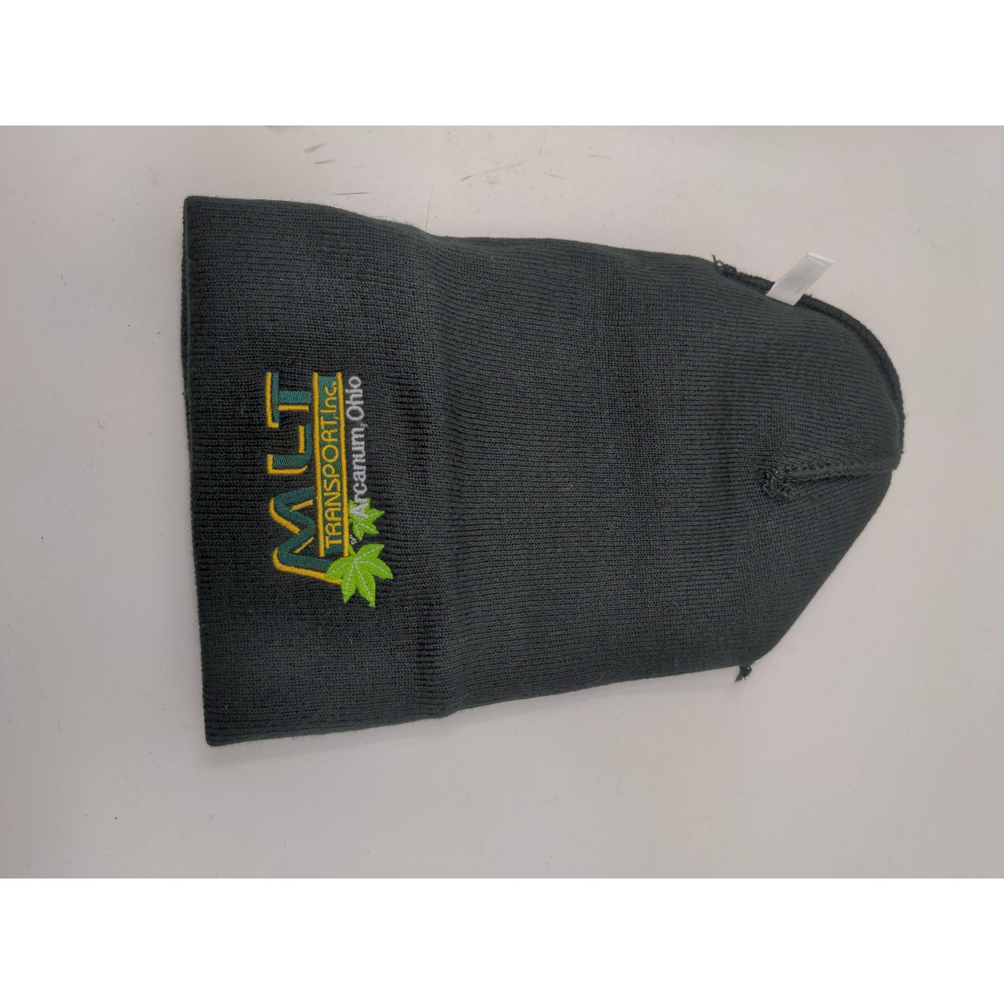 MLT Transport Ohio Beanie Trucking Hat Black Embroidered Spell Out Port & Co