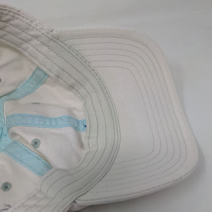 Southern Tide Slideback Hat Cream Adjustable 100% Cotton Embroidered Fish Logo