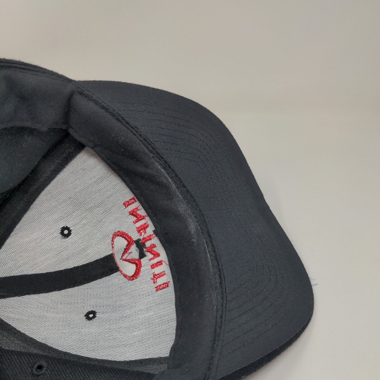 Planet Nissan Men's Infinity Snapback Hat Black Embroidered Logo