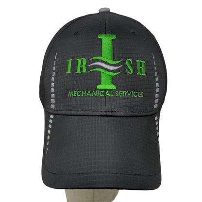 Cap America Golf Irish Mechanical Services Strapback Hat Black Adjustable