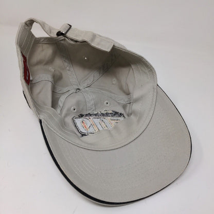 Reebok Mens 2008 Indianapolis Indy 500 Race Slideback Hat Begie Gray OSFA Logo