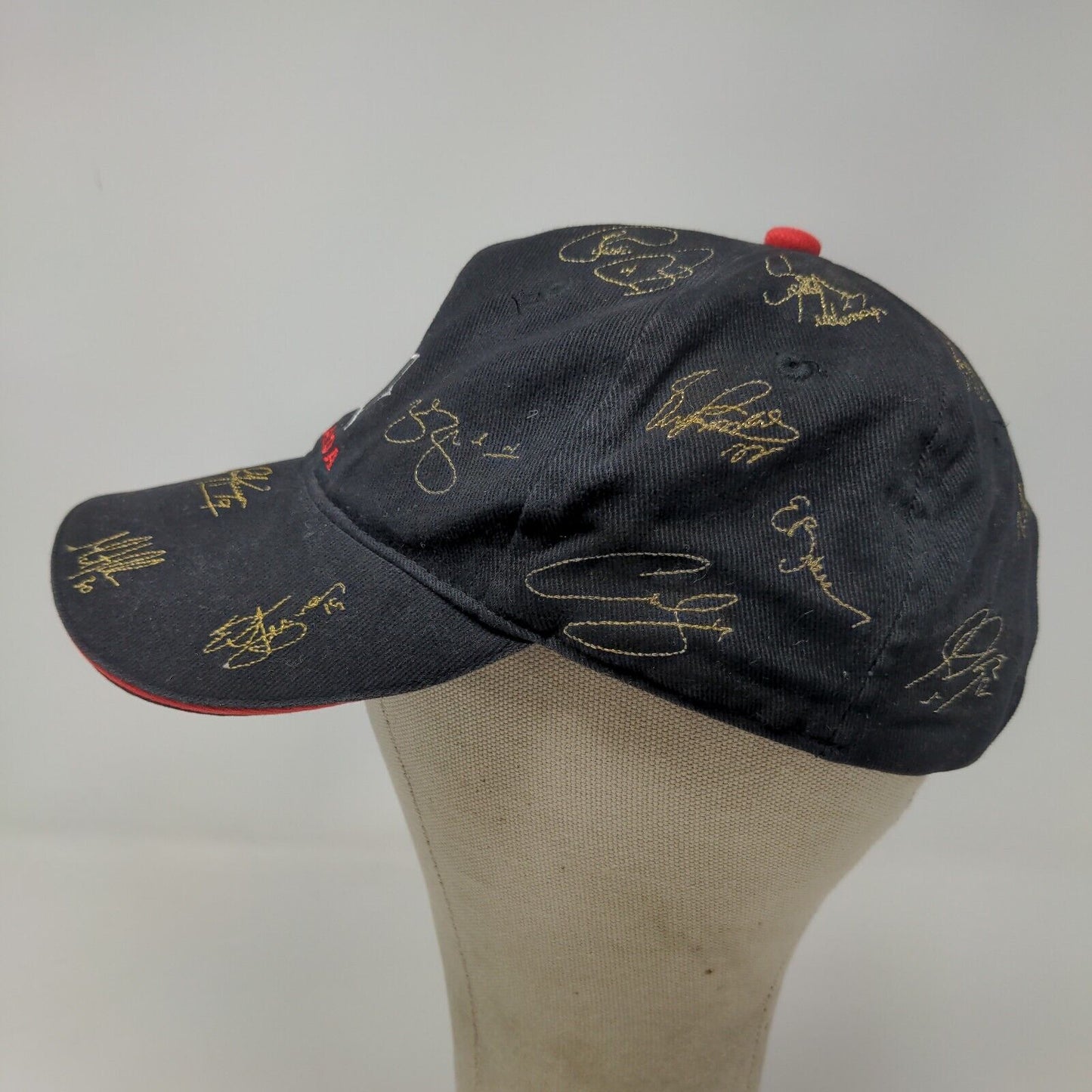 Waves Men's Strapback Team Canada Hockey Hat Embroidered Autographs Signatures