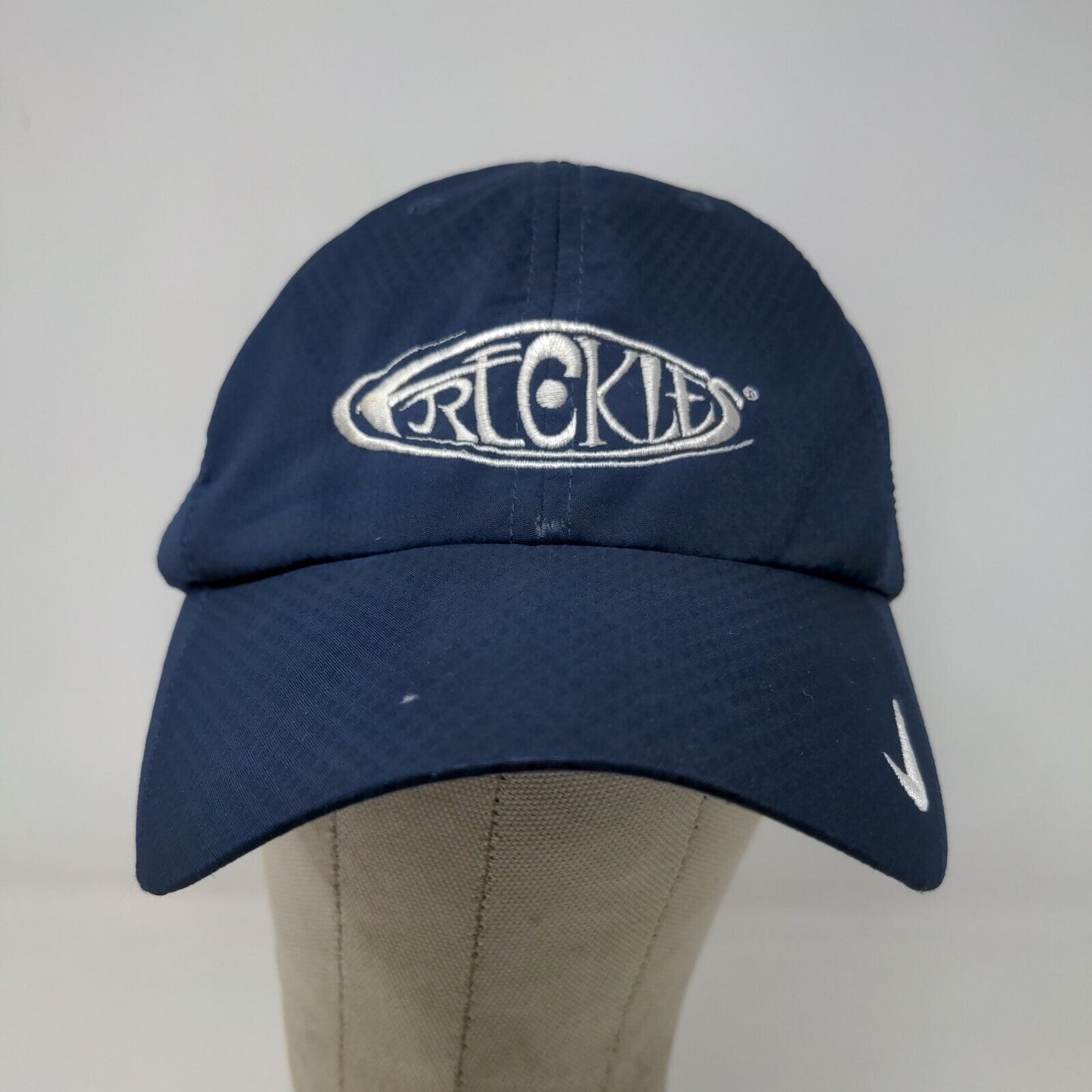 Nike Golf Men's Freckles Strapback Hat Blue OSFA Embroidered Logo