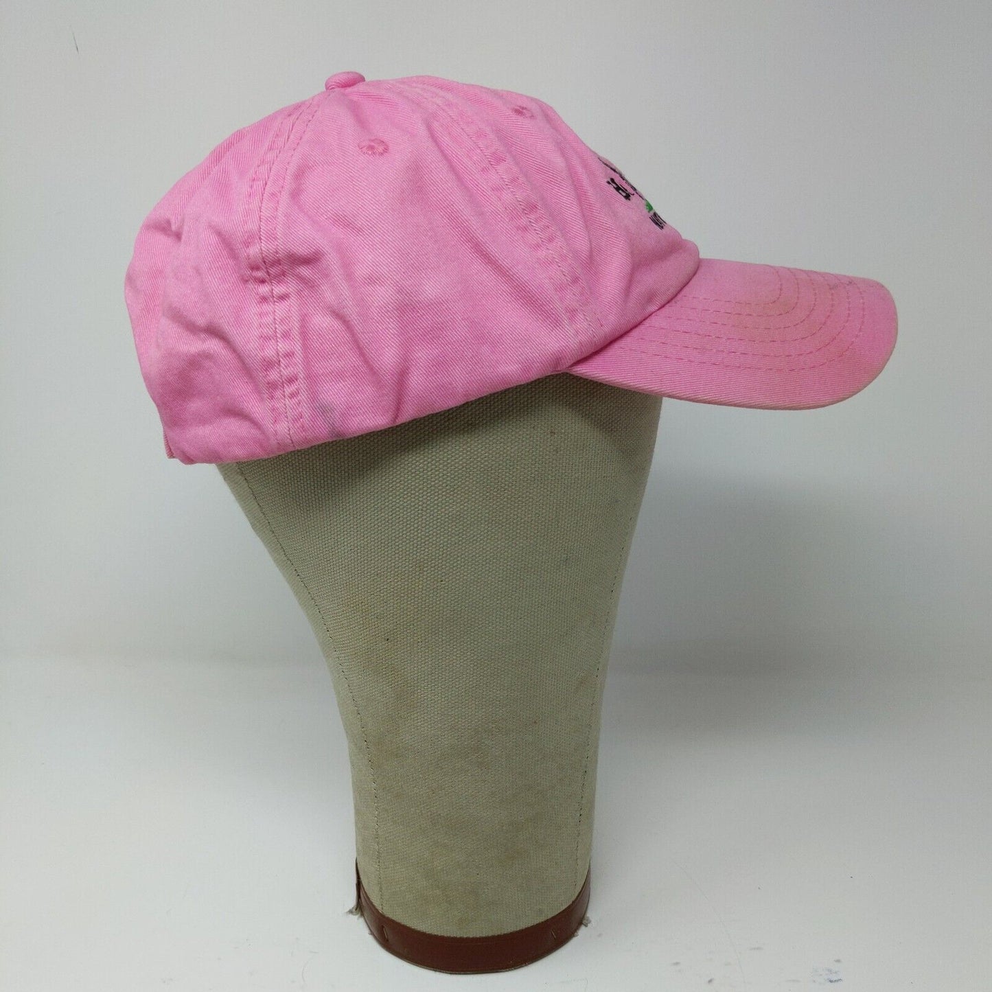 Hot Springs National Park Pink Strapback Baseball Hat Cap Adjustable Hook Loop