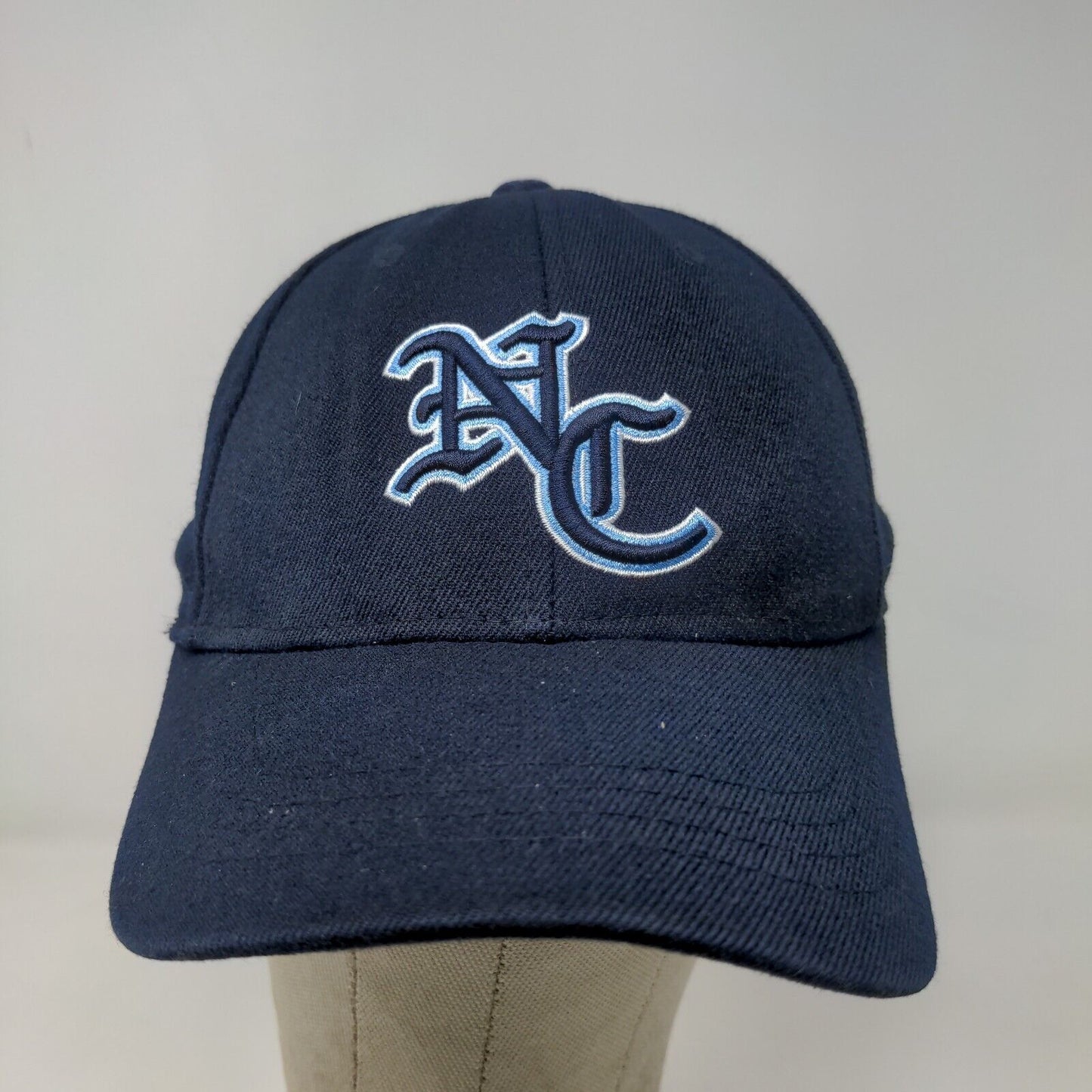 Top of the World Men's Hat Cap Blue One Fit Embroidered Logo NC