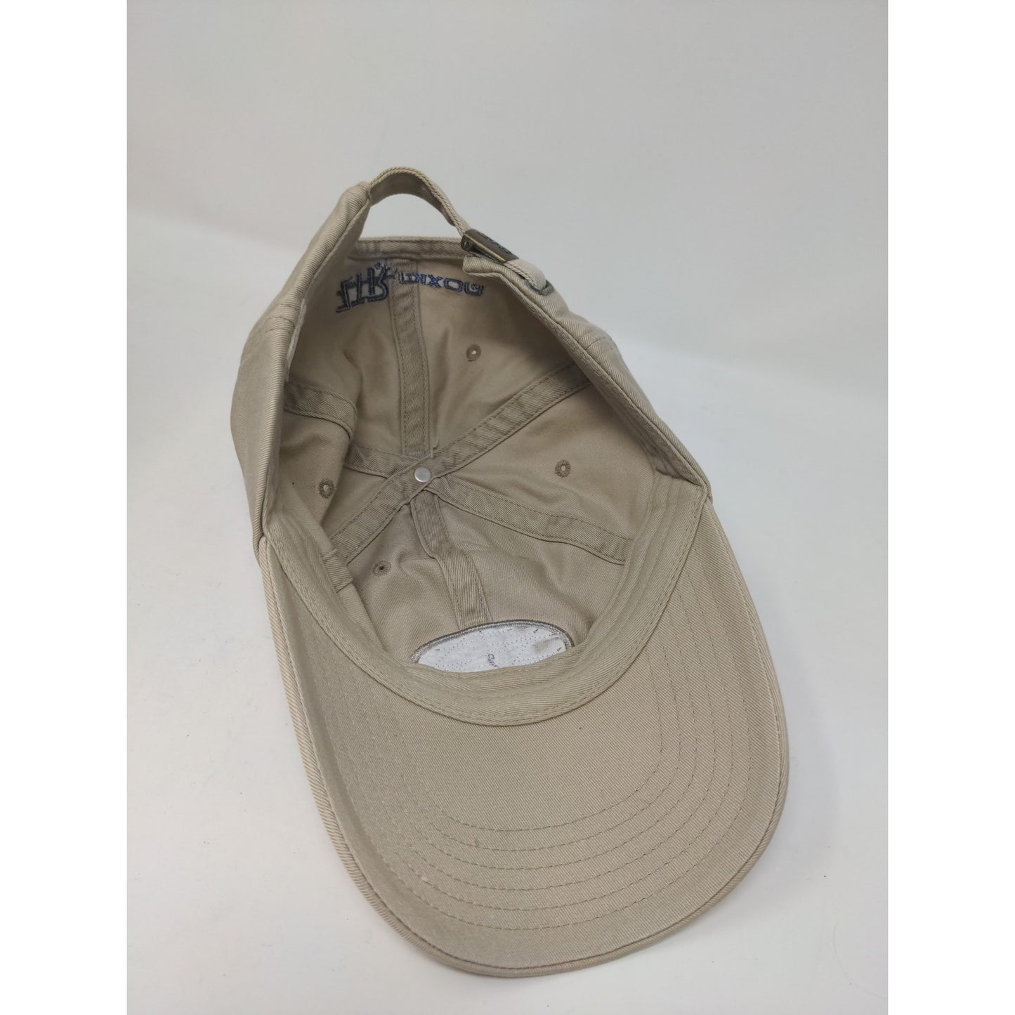 Dixon ZTR Slideback Hat Adjustable Khaki Blue Spell Out Embroidered Patch