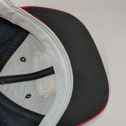 Little League Mens Central Regional Hat Black Red OSFA Snapback Vintage 2001