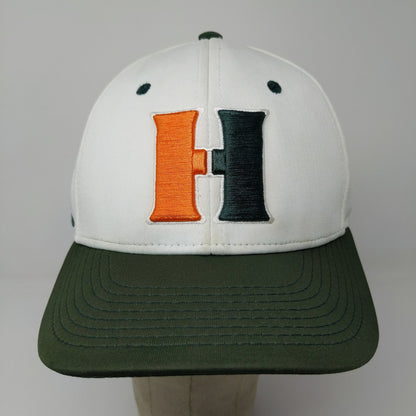 Pukka Brand Performance Wick Hat  Embroidered H Logo White Green