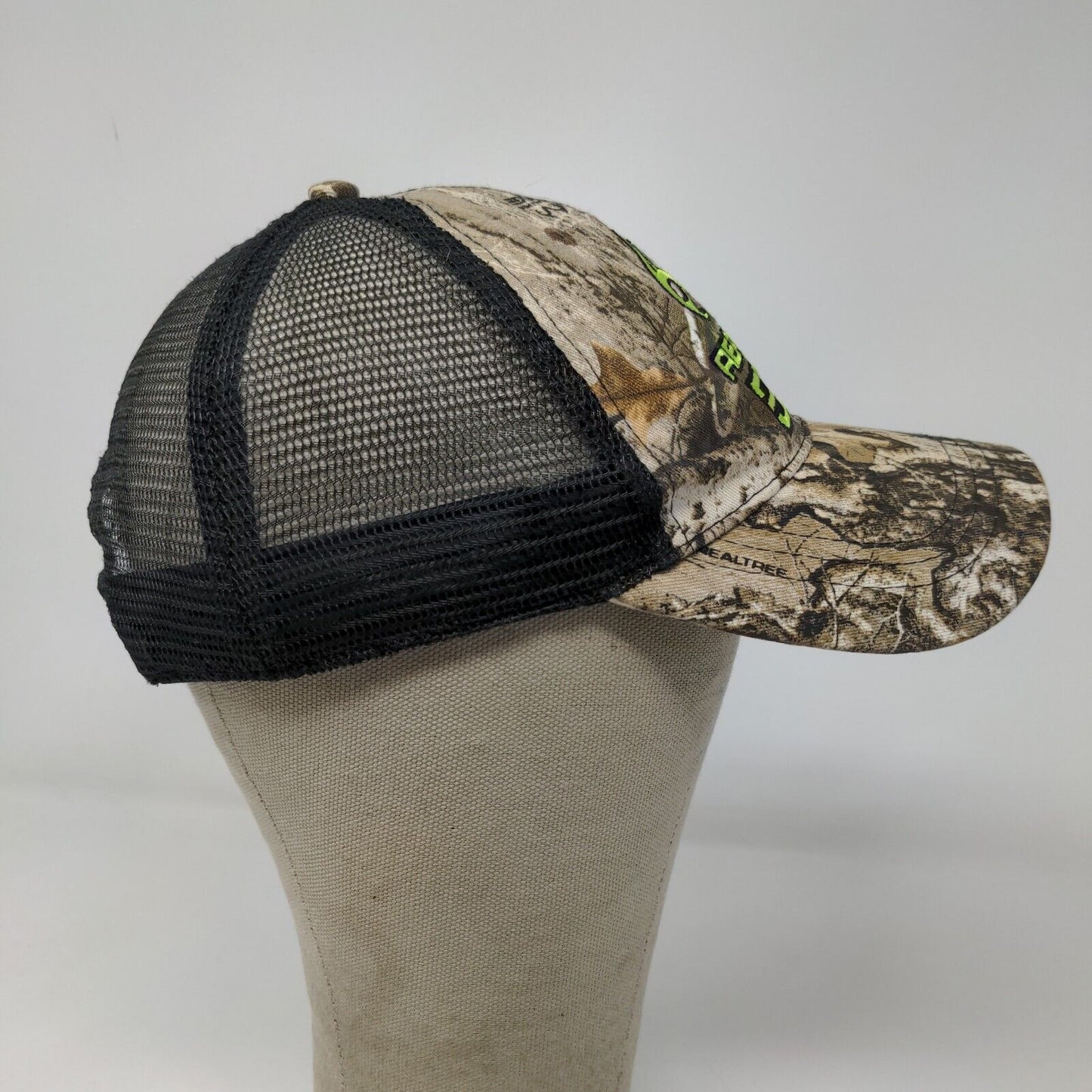 Realtree Edge Men's Snapback Mesh Back Camo Hat Brown OSFM Embroidered Logo