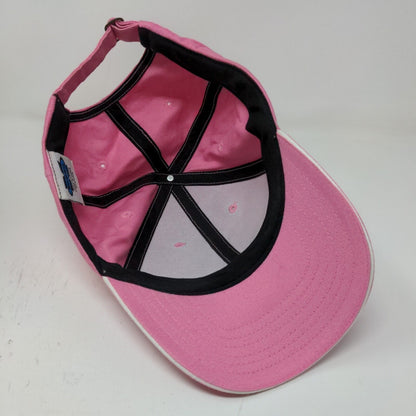 Nashville Tennessee Music City Slideback Hat Pink Adjustable Graphic Logo