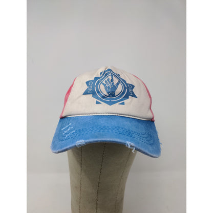 Neo Love Neo Slideback Hat Distressed Adjustable Red White & Blue