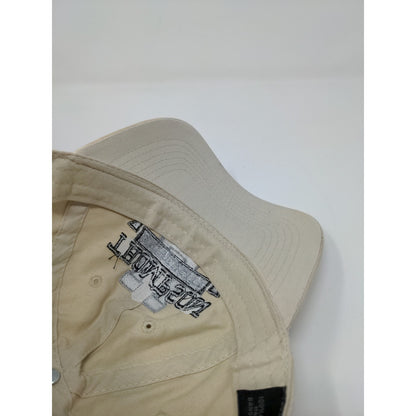 Thompson University Slideback Hat Cream Embroidered Logo Adjustable