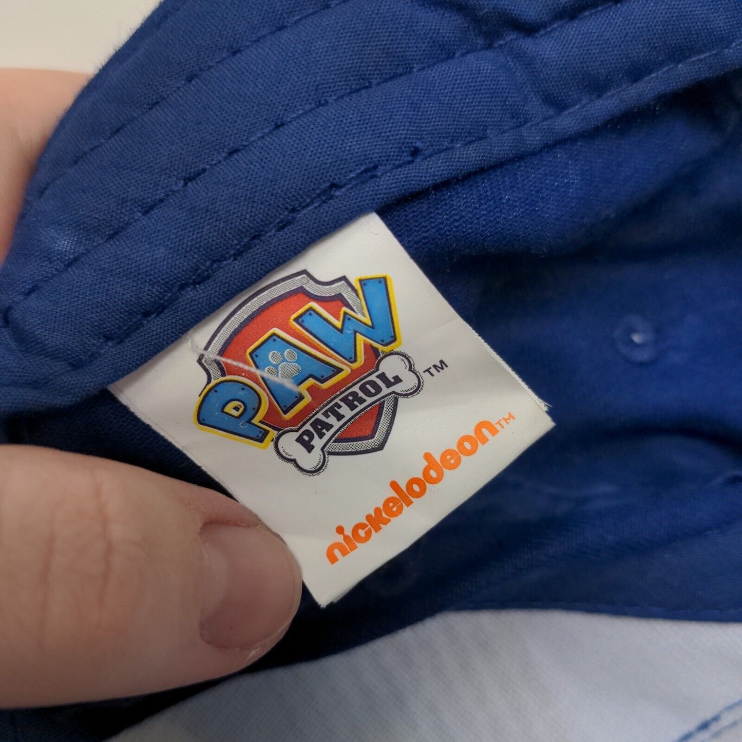 Nickelodeon Boy's Toddler Hat Stretchy Blue Size M/L 3-5T Paw Patrol Logo