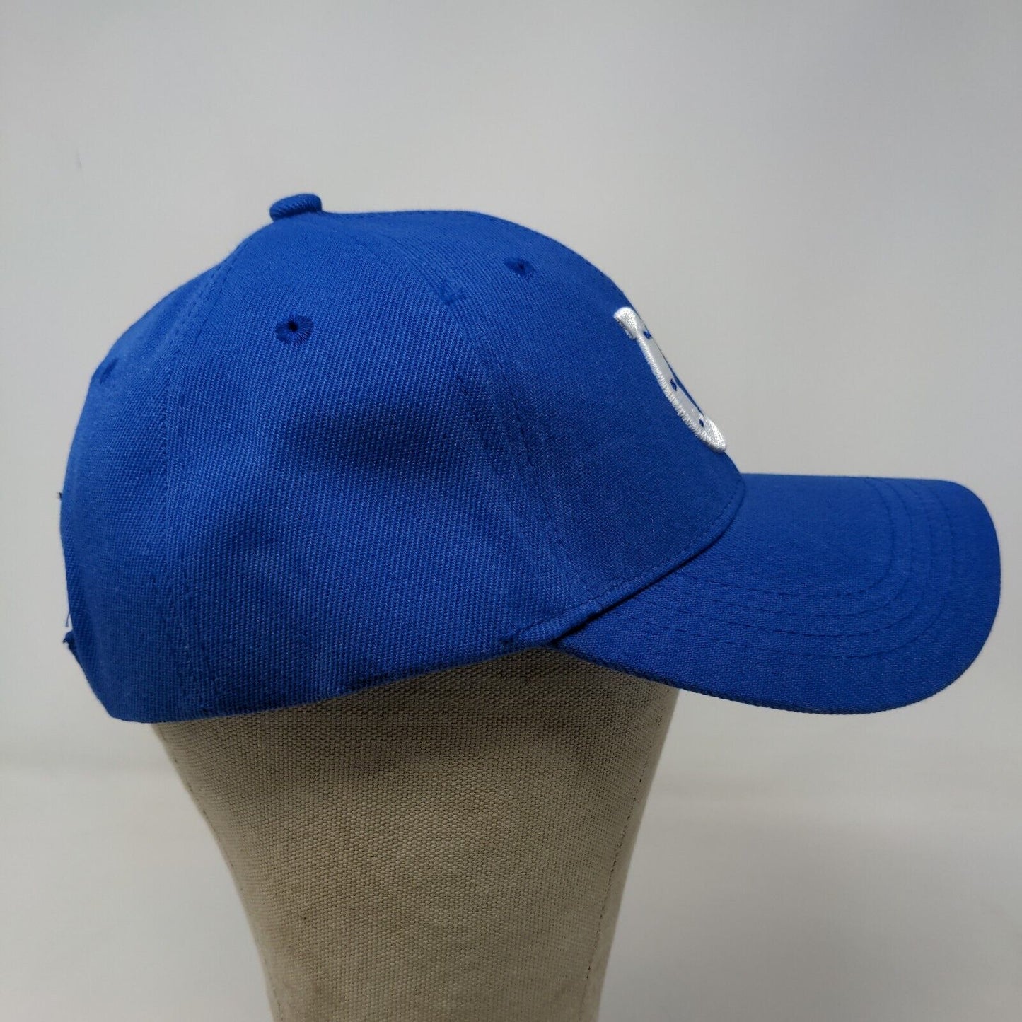 NFL Men's Indianapolis Colts Strapback Hat Blue Embroidered Logo