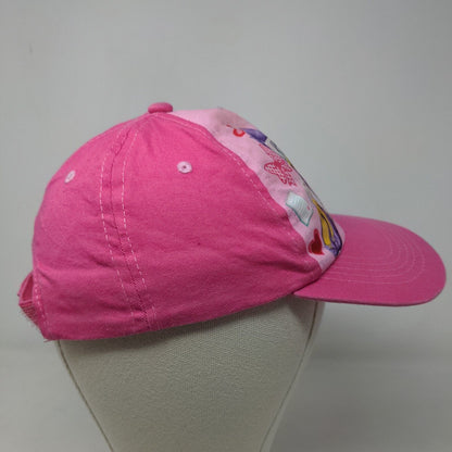 Disney Girl's Strapback Hat Pink Size OS Graphic Daisy Duck Minnie Mouse Logo