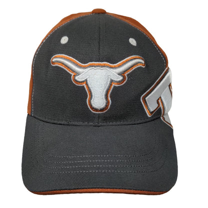 Top of the World Mens Fitted Hat Multicolor Texas Longhorns Embroidered Big Logo