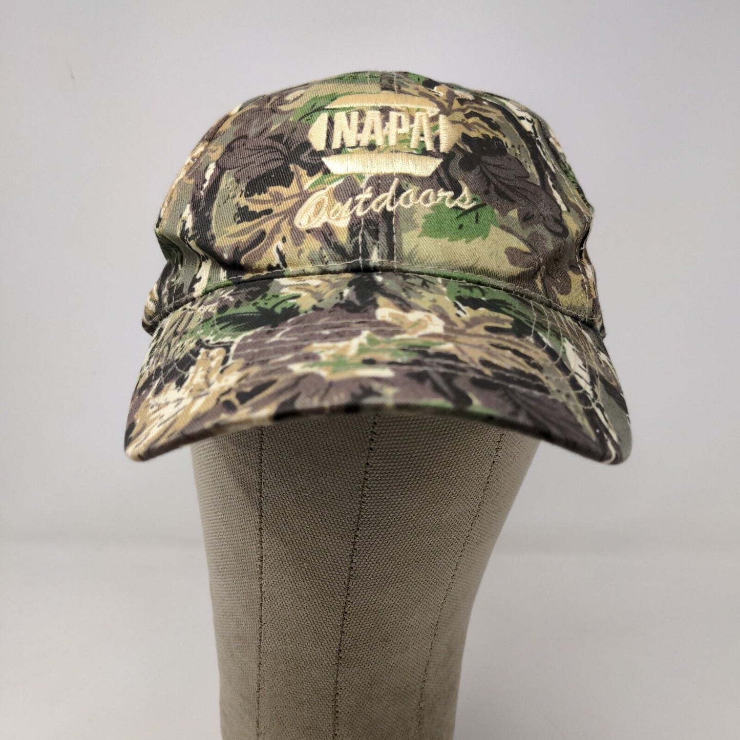 NAPA Outdoors Men's Camo Hat Strapback Brown Green OSFM Embroidered Logo