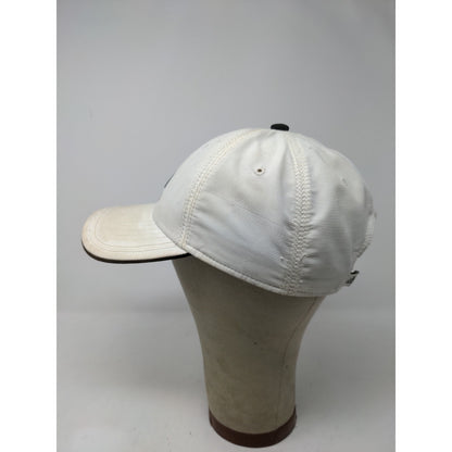 Adidas Climalite Strapback Hat White Embroidered Logo Spell Out