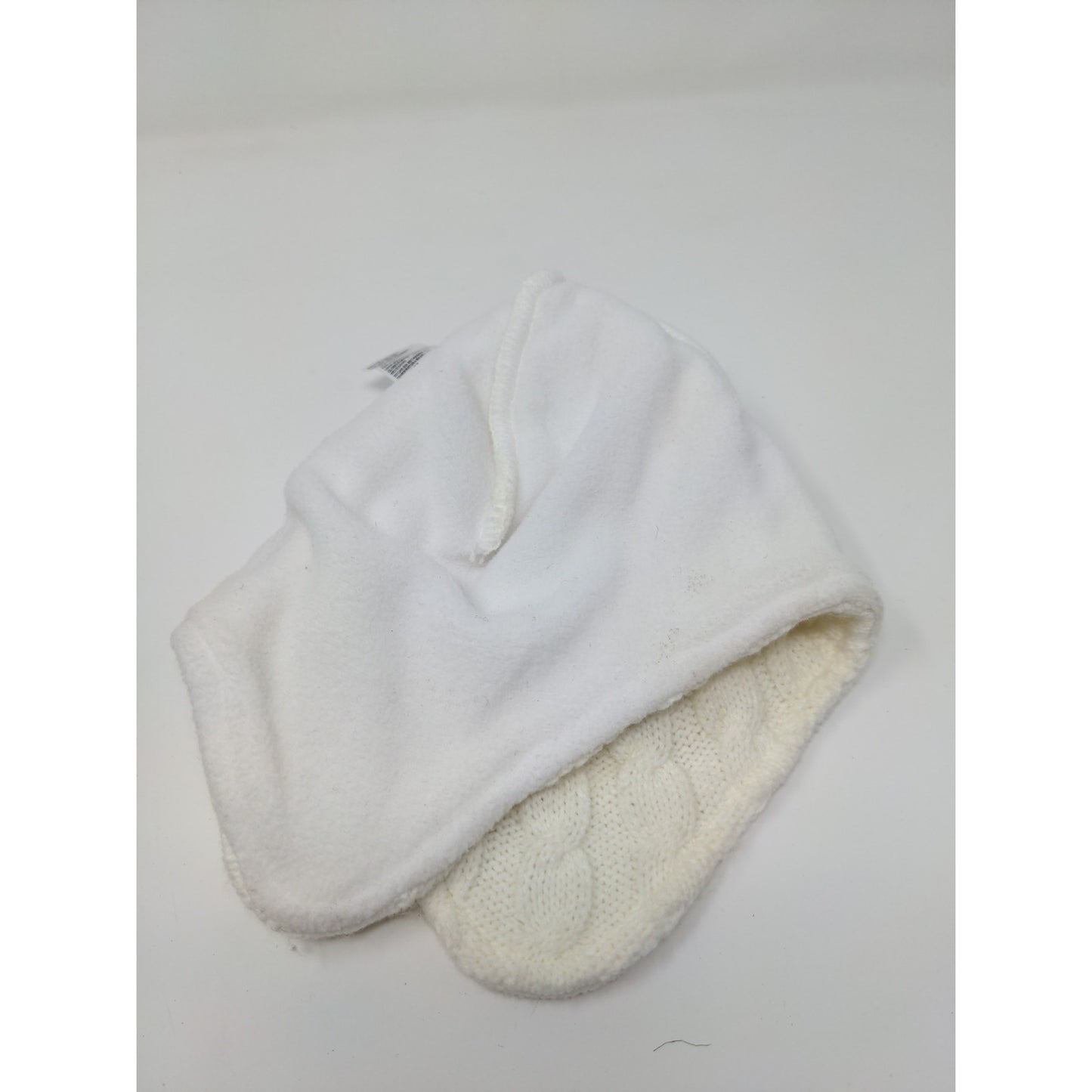 HealthTex Baby/Toddler Cable Knit Beanie Hat One Size Cream Tusk