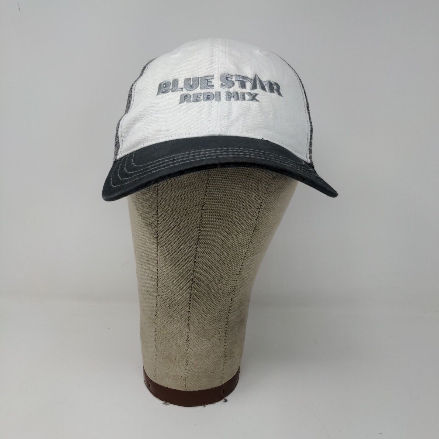 Blue Star Redi Mix Richardson Style 111 Gray White Hat Snapback Size MD / LG