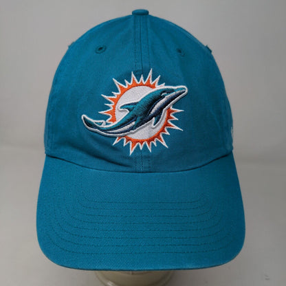 '47 Brand Men's Slideback Hat Blue OSFA NFL Miami Dolphins Embroidered Logo