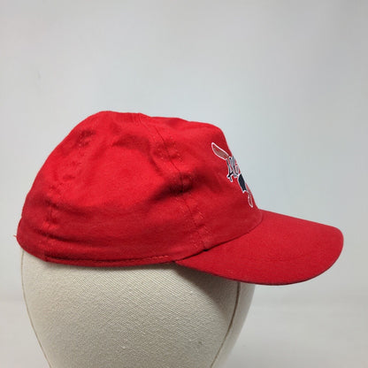 Unbranded Boy's Fitted Hat Brilliant Red Size OS Baseball All Star Logo