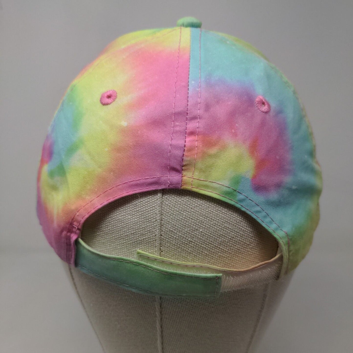 Wonder Nation Girls Strapback Hat Tie Dye Multicolor Size OS Embroidered Love