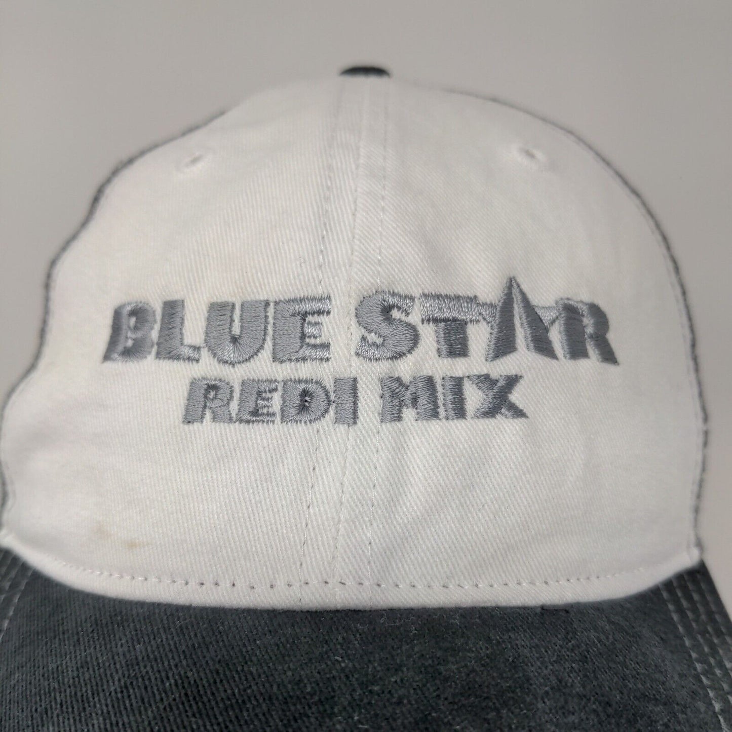 Blue Star Redi Mix Richardson Style 111 Gray White Hat Snapback Size MD / LG